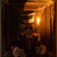 Great Grandpa Macabre Wall Piece with Candle