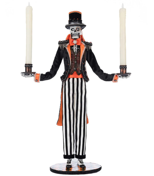 Macabre Skeleton Candelabra