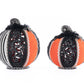 Macabre Pumpkins with Tea Lights Set of 2