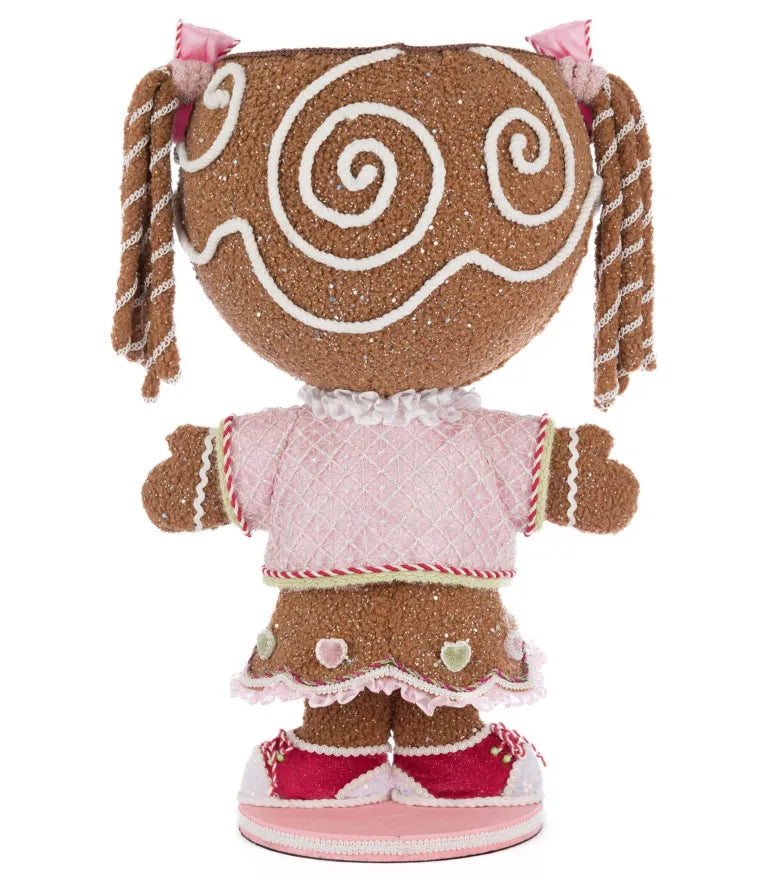 Sugar E. Sweet Gingerbread Girl Candy Container