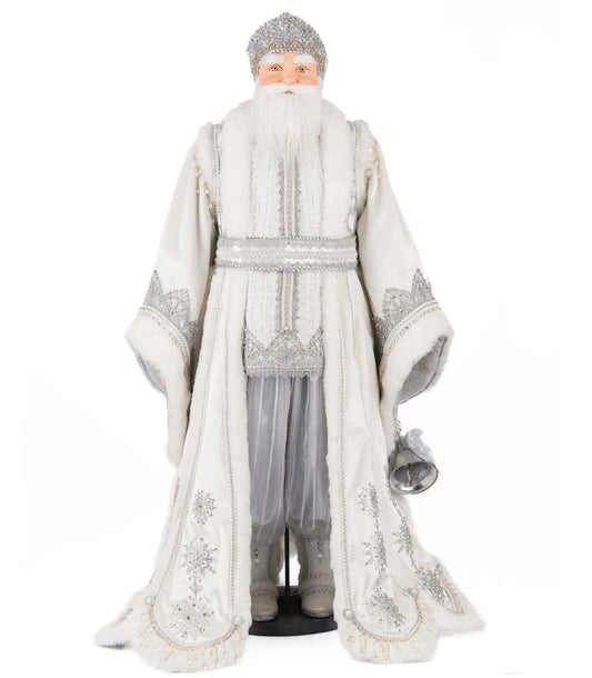 Silver Bells Santa Doll
