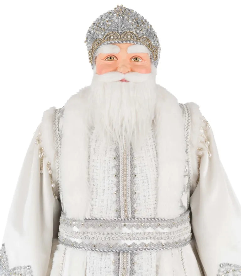 Silver Bells Santa Doll
