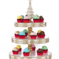 Bells of Brilliance Tiered Serving Tray