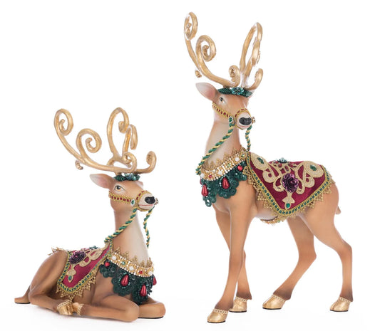 Winter Balsam and Berry Deer Assortment of 2
