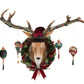 Winter Balsam and Berry Deer Wall Piece with Ornaments