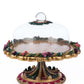 Winter Balsam and Berry Decorative Cloche Serving Piece