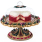 Winter Balsam and Berry Decorative Cloche Serving Piece
