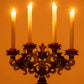 Winter Balsam and Berry Candelabra with Deer