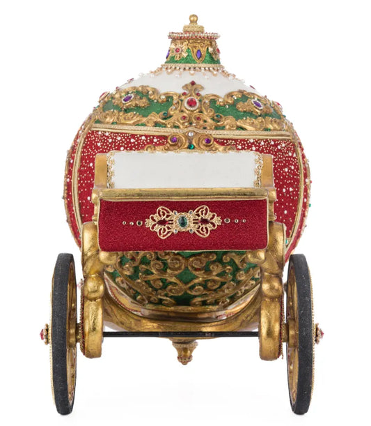 Christmas Ball Ornament Carriage