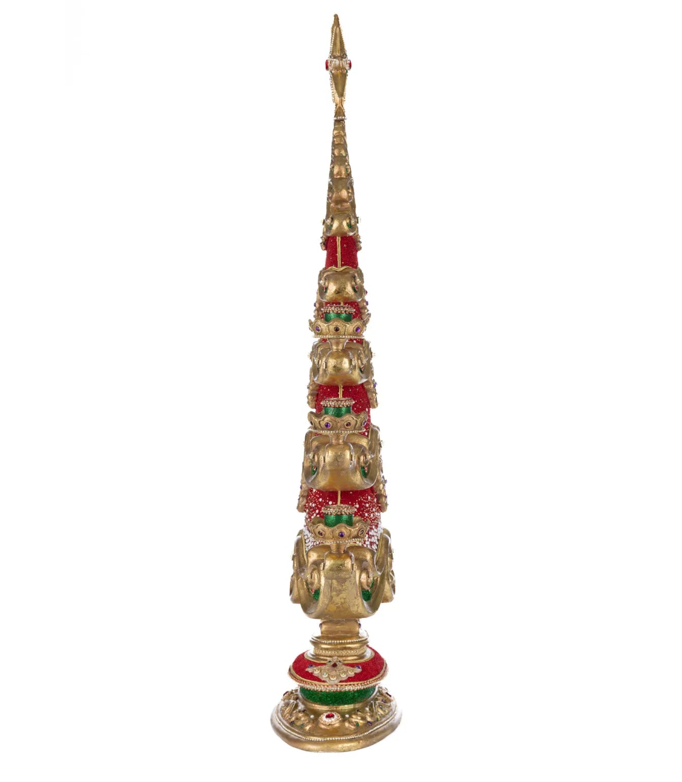 Christmas Ball Tree with Candles