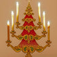 Christmas Ball Tree with Candles