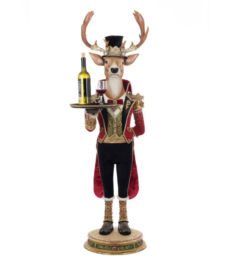 Christmas Ball Reindeer Butler 48-Inch