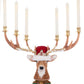 Christmas Ball Deer Head Candelabra