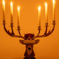 Christmas Ball Deer Head Candelabra