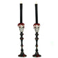 Skull Candlesticks Set of 2