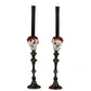 Skull Candlesticks Set of 2