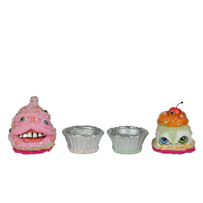 Sticky Sweet Crazy Eyes Cupcakes Set of 2