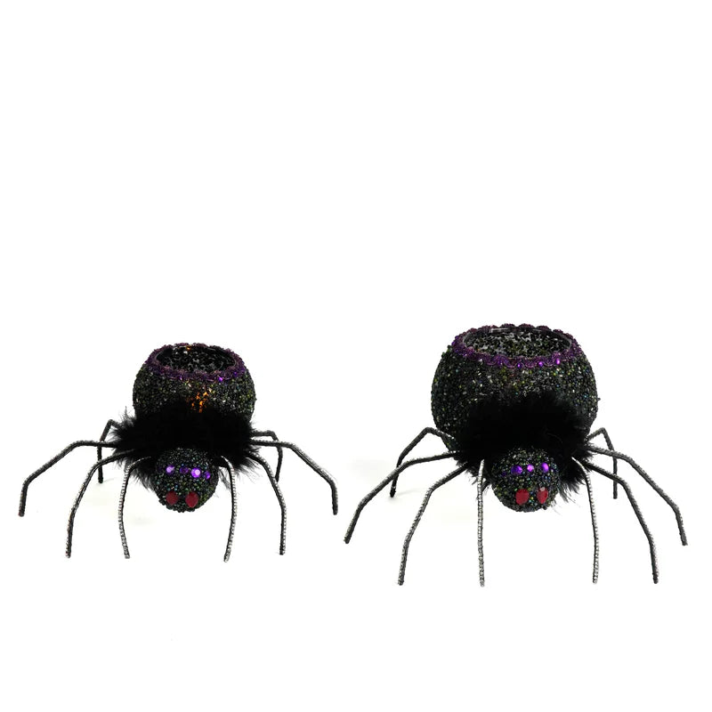 Spider Tea Lights Set of 2
