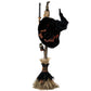 Bramble Broom with Witch Hat