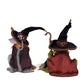Witching Hour Rat and Frog Witches set of 2