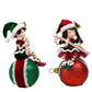 Merry Elves on Ornament set of 2