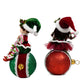 Merry Elves on Ornament set of 2