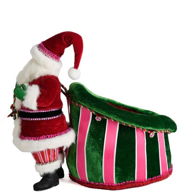 Papa Noel and Bag Candy Holder