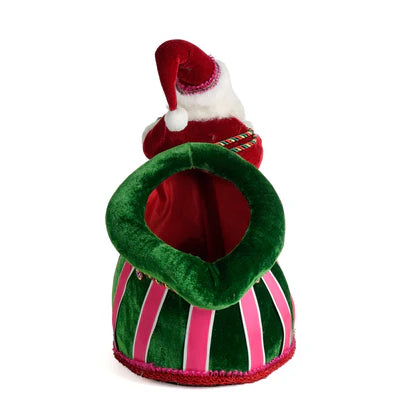 Papa Noel and Bag Candy Holder