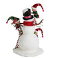 Merry Snowman With Elves