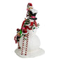 Merry Snowman With Elves