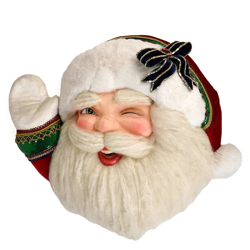 Winking Santa Wall Mask