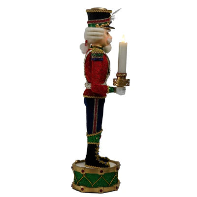 Toy Soldier Candle Holder Set  of 2