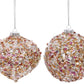 Mixed Glitter Ornament 4"