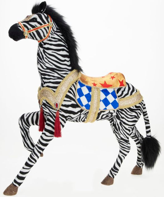 ZEBRA W/SADDLE 26'' (Circus)