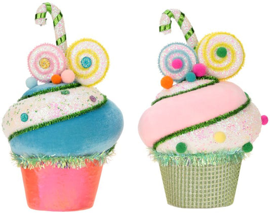 Cupcake Decoration, Set of 6 - 10.5 Inches