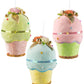 Elegant Ice cream Ornament, Set of 12, 7 Inches
