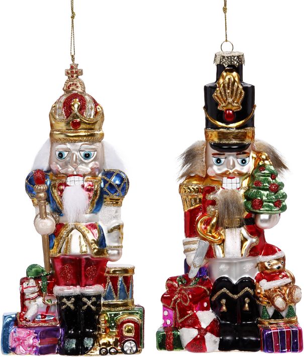 Grand Nutcracker Orn 8" - Set of 2