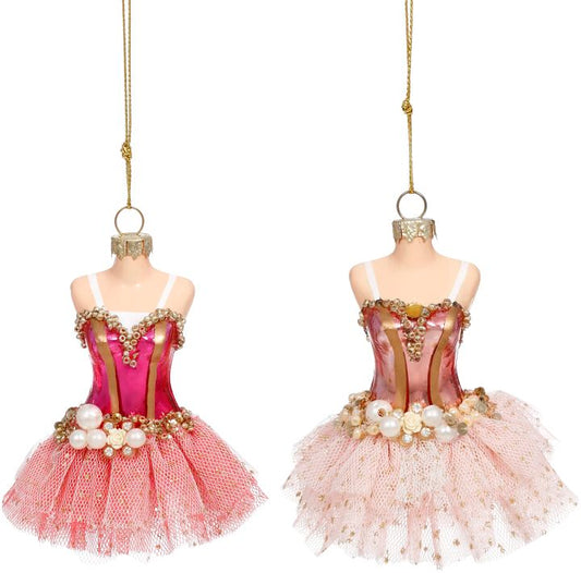 Ballerina Tutu Orn 4" Set