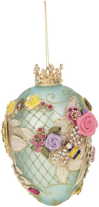 Faberge Jewel Easter Egg, Blu 7''