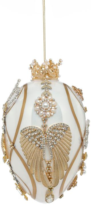 Faberge Jewel Egg Ornament, IVO/PRL 7''