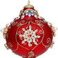 King's Jewel Extra Fancy Finial, Red - 8 Inches