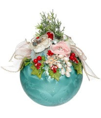 Mark Roberts Large Floral Jeweled Ornaments