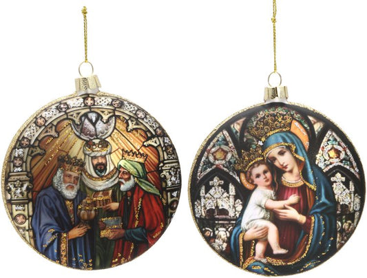 Iconic Nativity Ornament Set