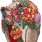Faberge Jewel Egg Ornament, Pink- 7 Inches