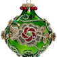 Kings Jewel Extra Fancy Finial Ornament, Green- 8 Inches
