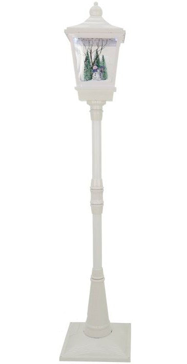 Snowing Snowman Lamp Post -72 Inches