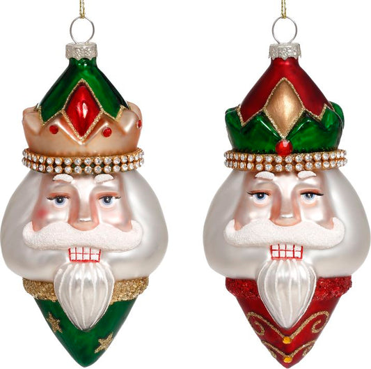 Nutcracker Xmas Orn  5'' (Set of 6)