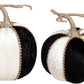 Pumpkin, Black and White Stripe Pumpkin Set