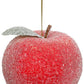 Frosted Apple Ornament , Box of 12 - 3 Inches