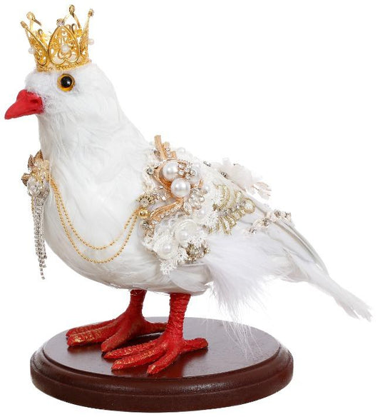 Regal Crowned Bird- 9.5 Inches (set of 2)